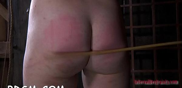  Hottie is tortured with shocking sex tools and jugs weight balls